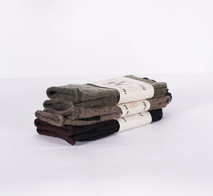 DANES CHOICE 3 pack ultra light flat knit roll top variety (one size Sm/Med+ 6-11)