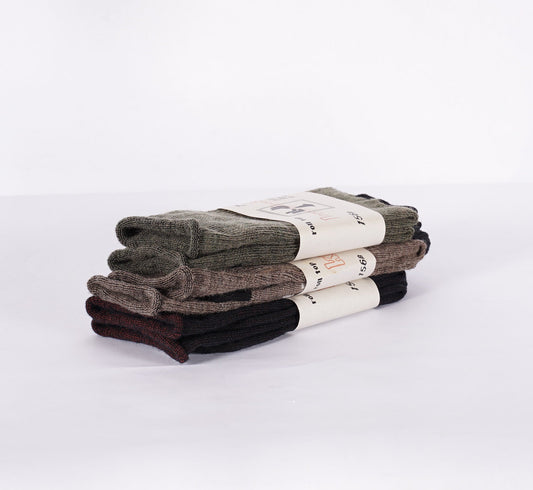 DANES CHOICE 3 pack ultra light flat knit roll top variety (one size Sm/Med+ 6-11)